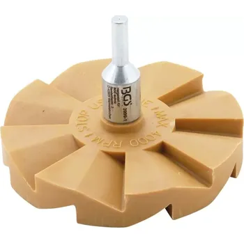 Brusný kotouč BGS Kotouč lamelový gumový pro odstranění fólie, průměr 90 mm, stopka 6 mm, 3999-1