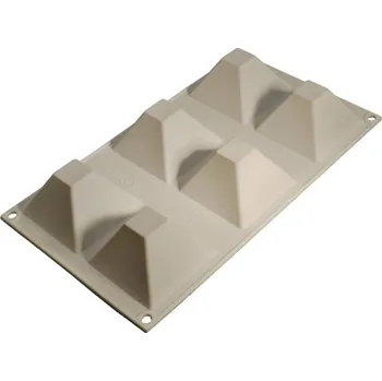 Forma na pečení Cesil Silikonová forma na pečení/na mražené dezerty Pyramidy (na 6 ks) 7,1 cm