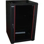 19' OCRACK OCC-18U-68SBK rozvaděč stojanový 18U 600x800 skleněné dveře 9421BK