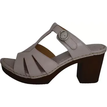 Dámské pantofle Obuv dámská letní TEN POINTS 515 011 růžové (Dámské kožené pantofle)