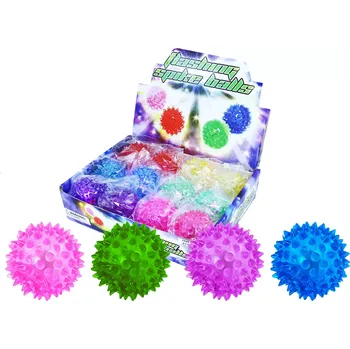 Dětský míč Míč s ostny se světlem 5, 5 cm