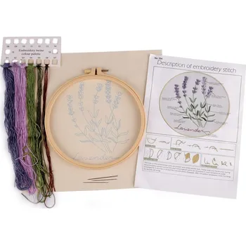 Vyšívací vzor Sada na vyšívání s předtištěným motivem, rostliny, traviny - 5 viz foto