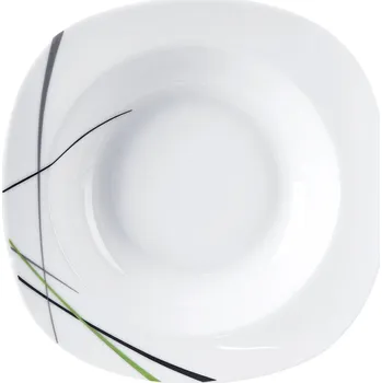 Talíř Hluboký talíř Green 21x21 cm (akční sada 6 ks)