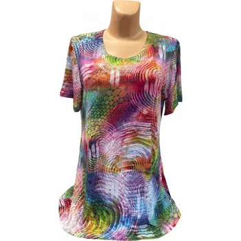 Dámská halenka Halenka LENČA , Barva Jako na obrázku, Velikost XXL 48, Materiál 96% Viskoza 4% Lycra