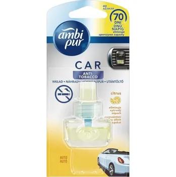Vůně do auta Ambi Pur Car vůně do auta 7ml anti-tobacco citrus náplň