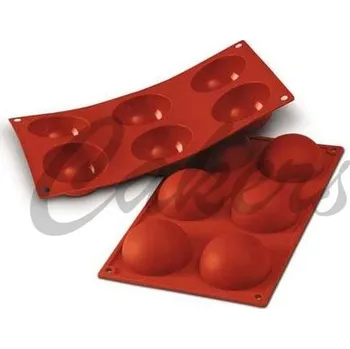 Cukrovinka Forma silikon: polokoule 6x60ml