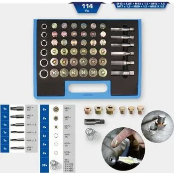 Nářadí pro automobil Opravná sada, závit šroubu k vypouštění oleje KS TOOLS BT711300