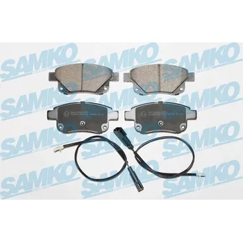 Brzdová destička Sada brzdových destiček, kotoučová brzda SAMKO 5SP1261