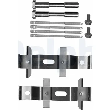 Brzdový kotouč Sada prislusenstvi, oblozeni kotoucove brzdy DELPHI LX0640