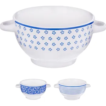 Miska Blue design s uchy pr. 14 cm (akční sada 4 ks)