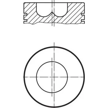 Píst motoru Píst MAHLE 008 43 00