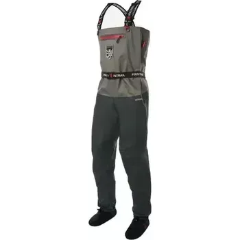 Prsačky FINNTRAIL Brodící kalhoty Waders Wademan - Grey, vel. MK