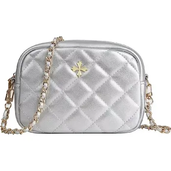 Kabelka Baellerry malá prošívaná kabelka Kená Stříbrná