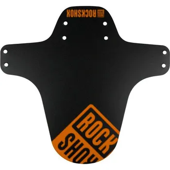Blatník na kolo blatník Rock Shox do odpružené vidlice černý-neon orange potisk Barva: černá/oranžová, Velikost: 26"-27,5"