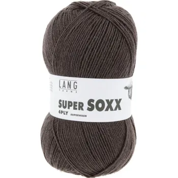 Příze Příze Lang Yarns Super Soxx Uni 4-fach 0067 braun