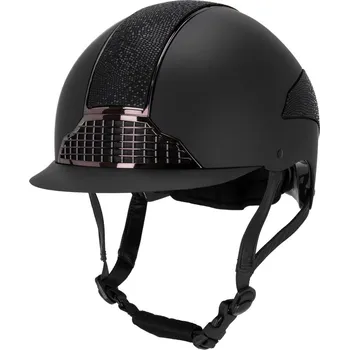 Jezdecká přilba QHP Helma Detroit QHP, černá Obvod hlavy: 55-57 cm