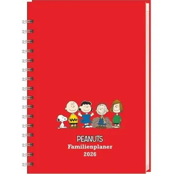Peanuts Familienplaner-Buch A5 2026 - Heye