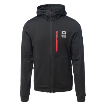 Pánská mikina Pánská Mikina IQ CROSS THE LINE VERIS M000225204 – Černá XL