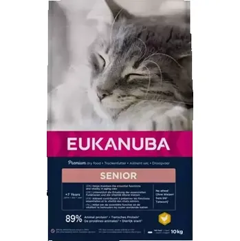 Krmivo pro kočku Eukanuba Cat Adult 7+ Senior 10kg