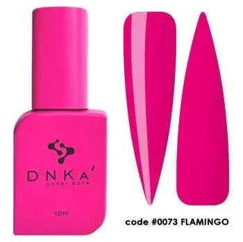 Lak na nehty DNKa' Rubber Cover Base 0073 Flamingo 12ml