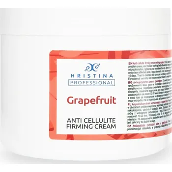 Tělové mléko Hristina Přírodní anticelulitidní zpevňující krém s grepfruitem 500 ml