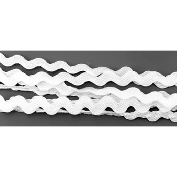 Textilní hadovka - bílá - šíře 0,89 cm