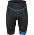 cyklistické kraťasy Force B30 do pasu s vložkou černé/modré, S