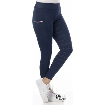 Jezdecké kalhoty Dětské legíny Riding World -AGADIR- - Tmavě modrá - 128