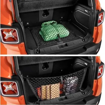 Střešní box Síť zavazadlového prostoru a síťová kapsa Jeep Renegade - dvě sítě