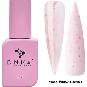 Lak na nehty DNKa' Rubber Cover Base 0057 Candy 12ml