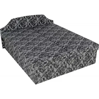 Postel Manželská postel Míša, černá (č.19)