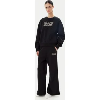 Dámská móda EA7 Emporio Armani Mikina 7W000100 AF10377 MC004 Černá Loose Fit M