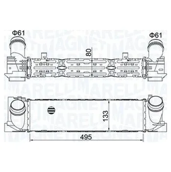 Chladič motoru Chladič turba MAGNETI MARELLI 351319204900