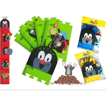 Dětsný nábytek Hm Studio Metr pěnový Krtek - Zelená