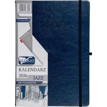 Diář Kalendarz 2026 A4 tygodniowy Jazz granatowy