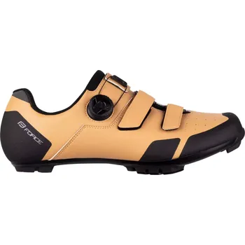 Pánská obuv tretry FORCE MTB REVO 2, světle hnědé 42