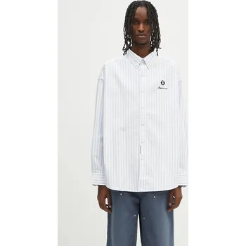 Pánská košile Bavlněná košile AAPE Now Long, L, bílá, 00X