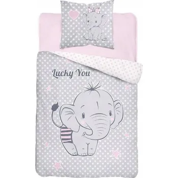 Povlečení Sada povlečení Detexpol 140 x 200 cm šedá