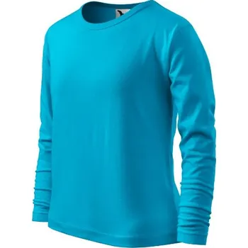 Dívčí tričko Fit-T LS triko dětské tyrkysová 146 cm/10 let
