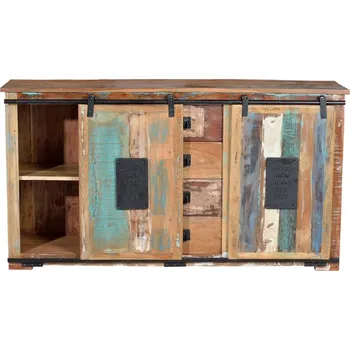 Organizace kuchyně Industriální příborník Elena 150cm z masivu