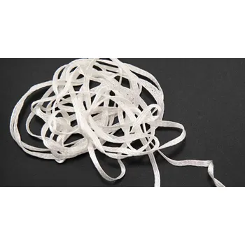 Lacetka - bílá - šířka 0,3 cm