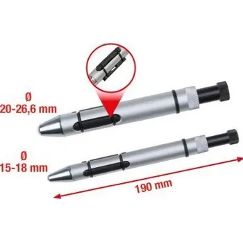 Nářadí pro automobil KS Tools Souprava centrovacích trnů na spojky, Ø 15,0–26,6 mm, 2 Ks 150.2285