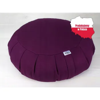 Polštář ZAFU polštář na MEDITACI s atestem PZH - fialová velká L/XL