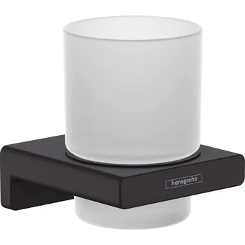 Hansgrohe držák kartáčků Addstoris 41749990, chrom, černá mat, zlatá lesk Barva: černa-mat