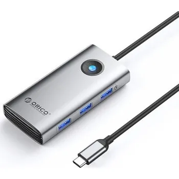 USB hub Orico | Orico PW11-6P HUB-adaptér USB-C - 3x USB 3.0 / USB-C 2.0 / 1x HDMI, šedý