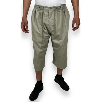 Pánské plátěné 3/4 kalhoty NESS Barva: Béžová, Velikost: 6XL