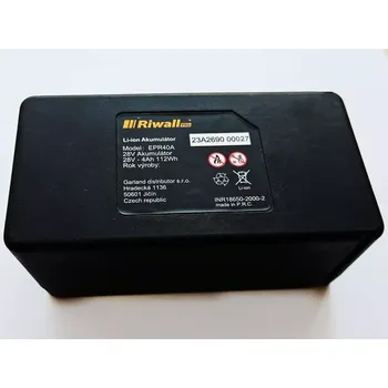 Originální baterie pro aku robotickou sekačku Riwall PRO RRM 1000 - Li-Ion 28V/4Ah (RM24A-03, EPR40A)