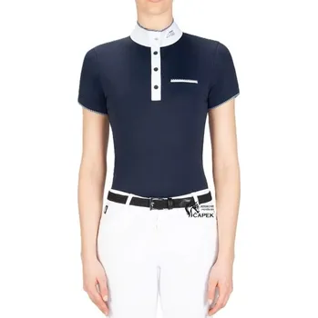 Závodní triko Equiline -GRETA- - Tmavě modrá/002 - S