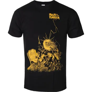 Pánské oblečení Tričko metal pánské Iron Maiden - Est.1975 Life After Death Lightning - ROCK OFF - IMTEE204MB