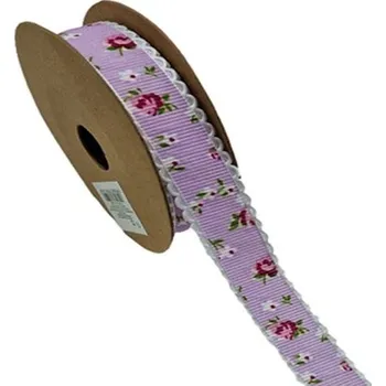 Stuha Dekorační stuha fialová 2 cm